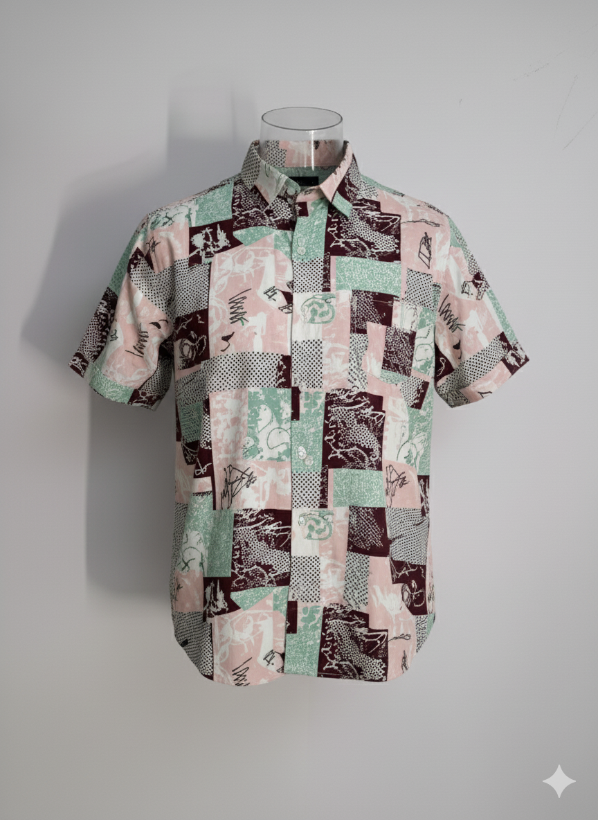 Men’s Printed Short Sleeve Shirt