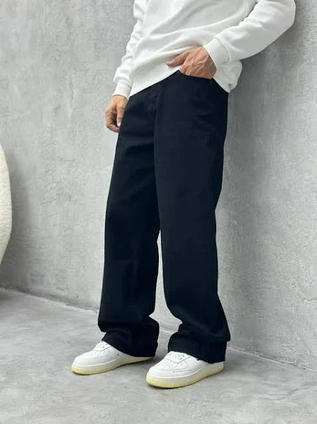 Men’s Black Baggy Fit Jeans
