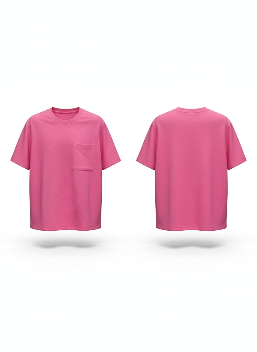 The Classic Pocket T-Shirt in Hot Pink