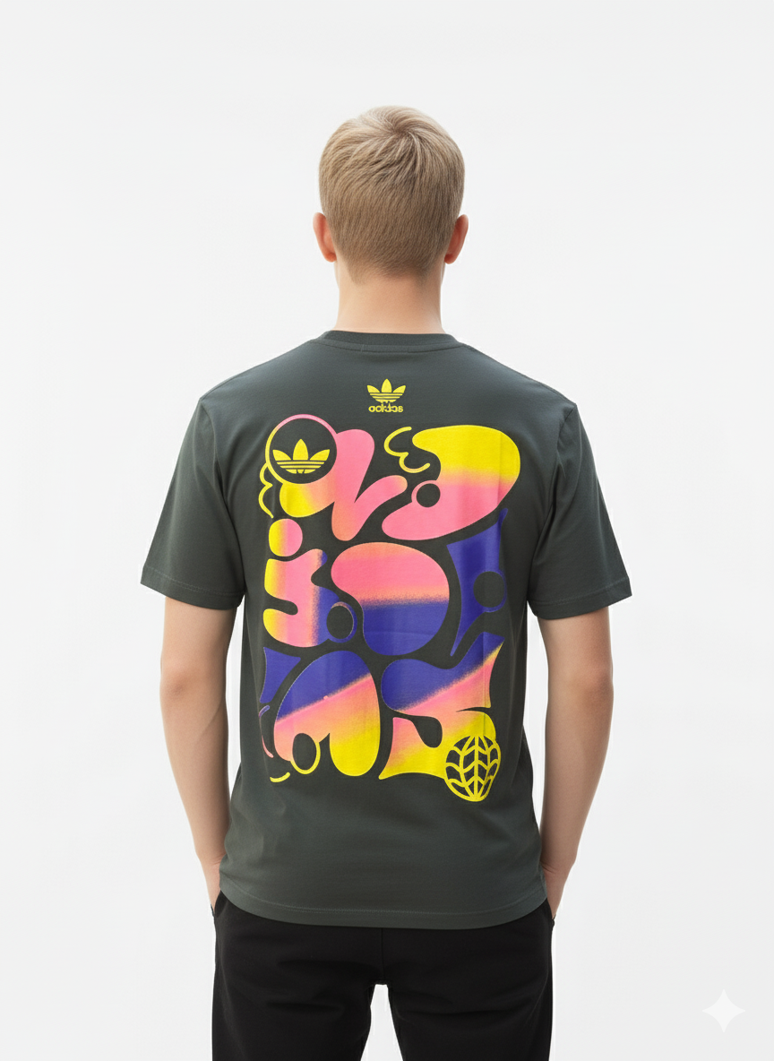 Trefoil green Graphic T-Shirt