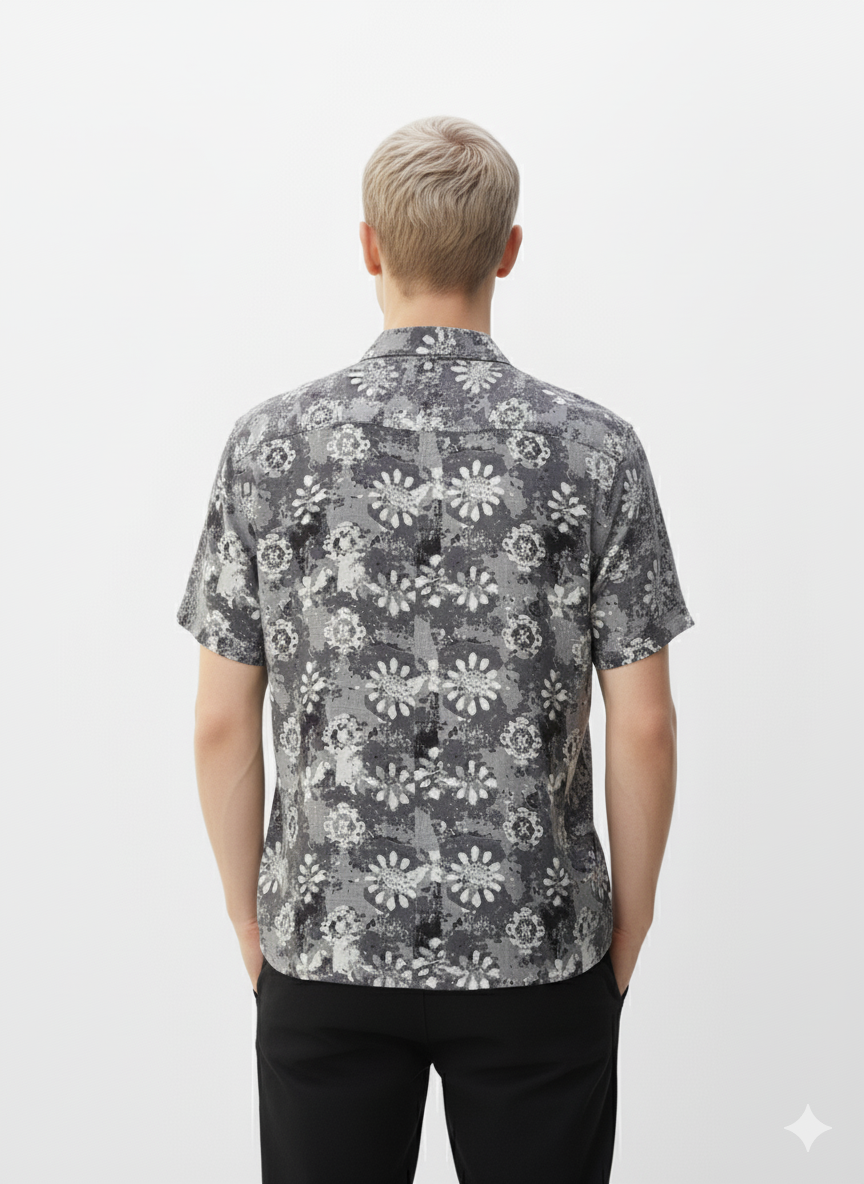 Men’s Printed Short Sleeve Shirt