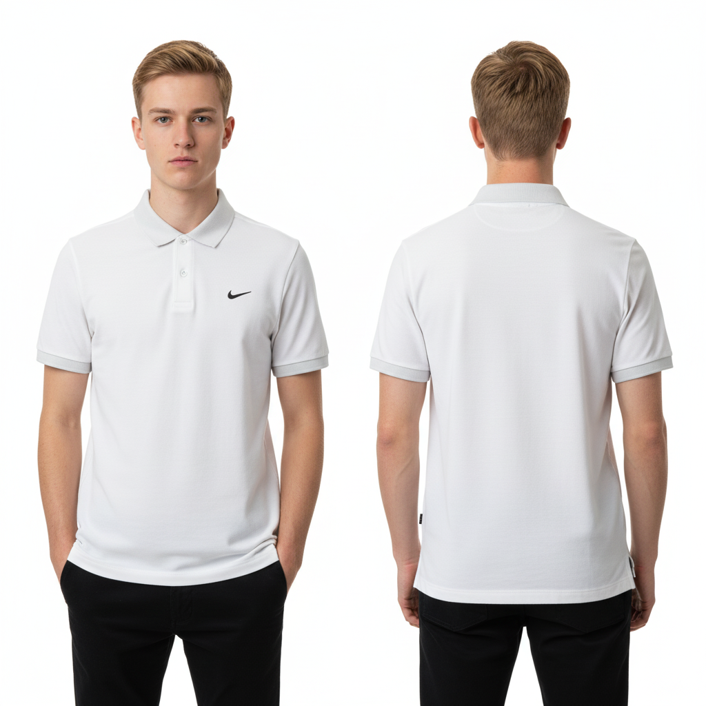 Classic White Polo T-Shirt