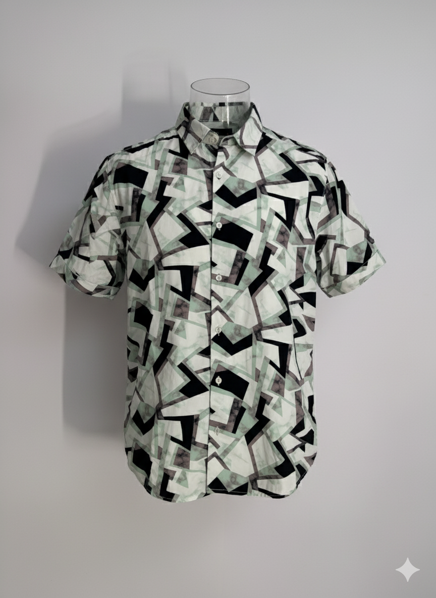 Men’s Printed Short Sleeve Shirt