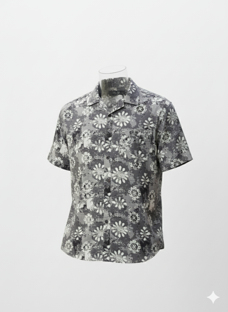 Men’s Printed Short Sleeve Shirt
