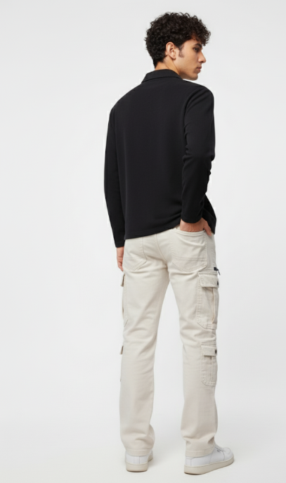 The Bold White Baggy Cargo