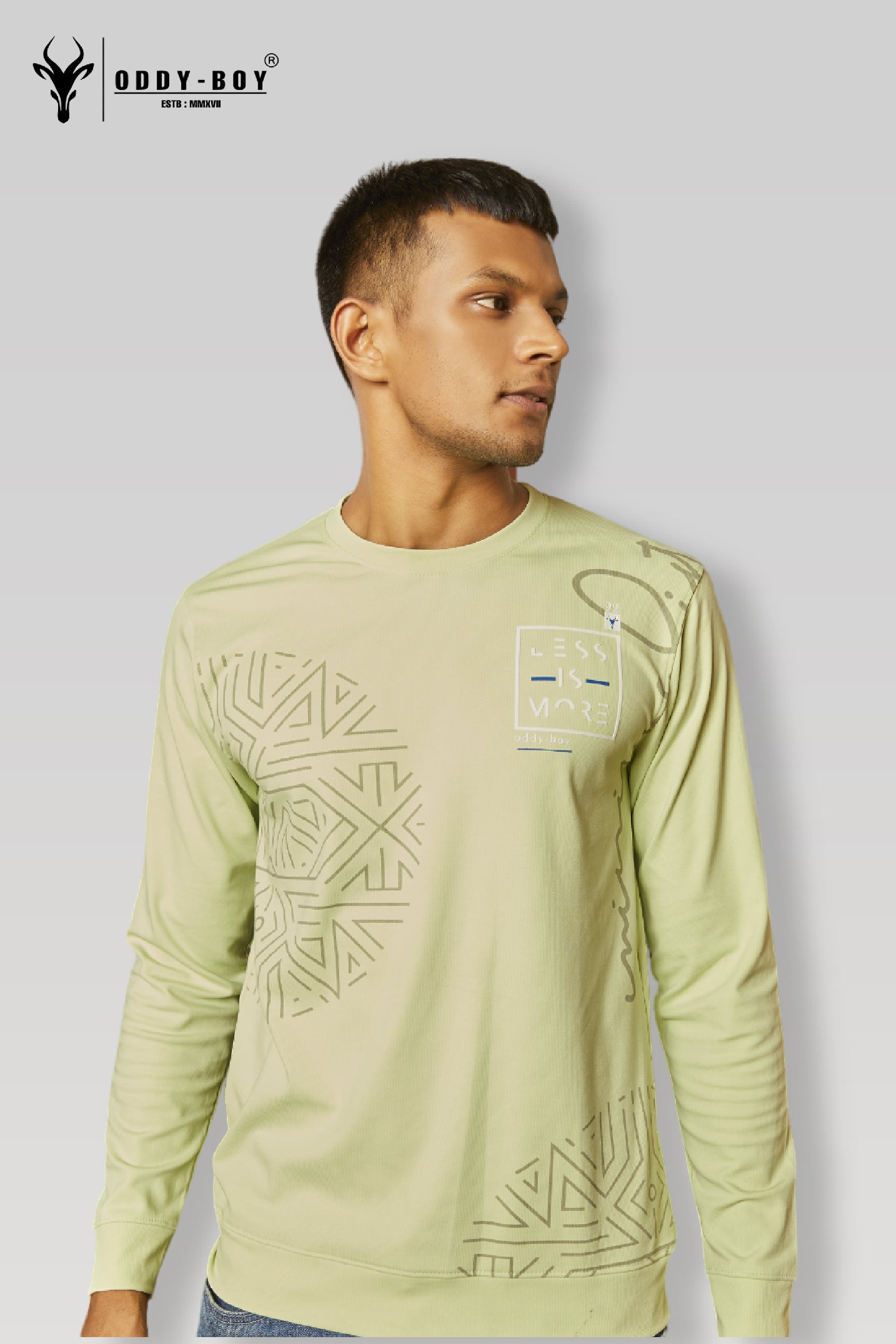 Yellow long-sleeve t-shirt