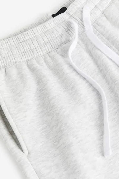 Men's White Regular Fit Sweatpants