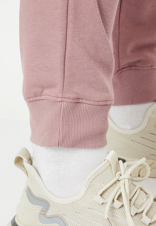 Men's Pink Regular Fit Sweatpants